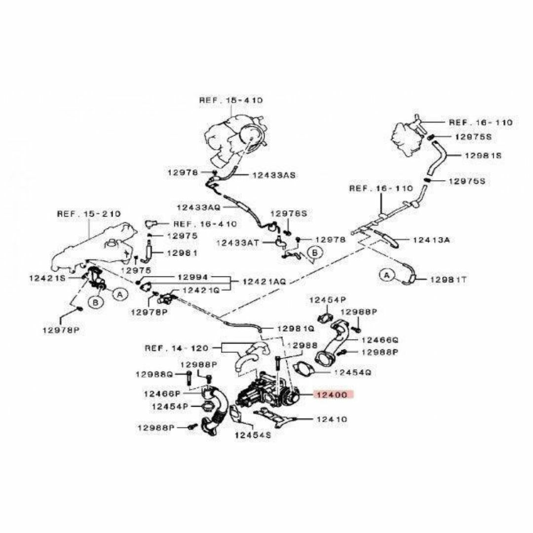 三菱(ミツビシ)のミツビシ 純正 デリカ D:5 CV1W バルブ EGR 自動車/バイクの自動車(車種別パーツ)の商品写真