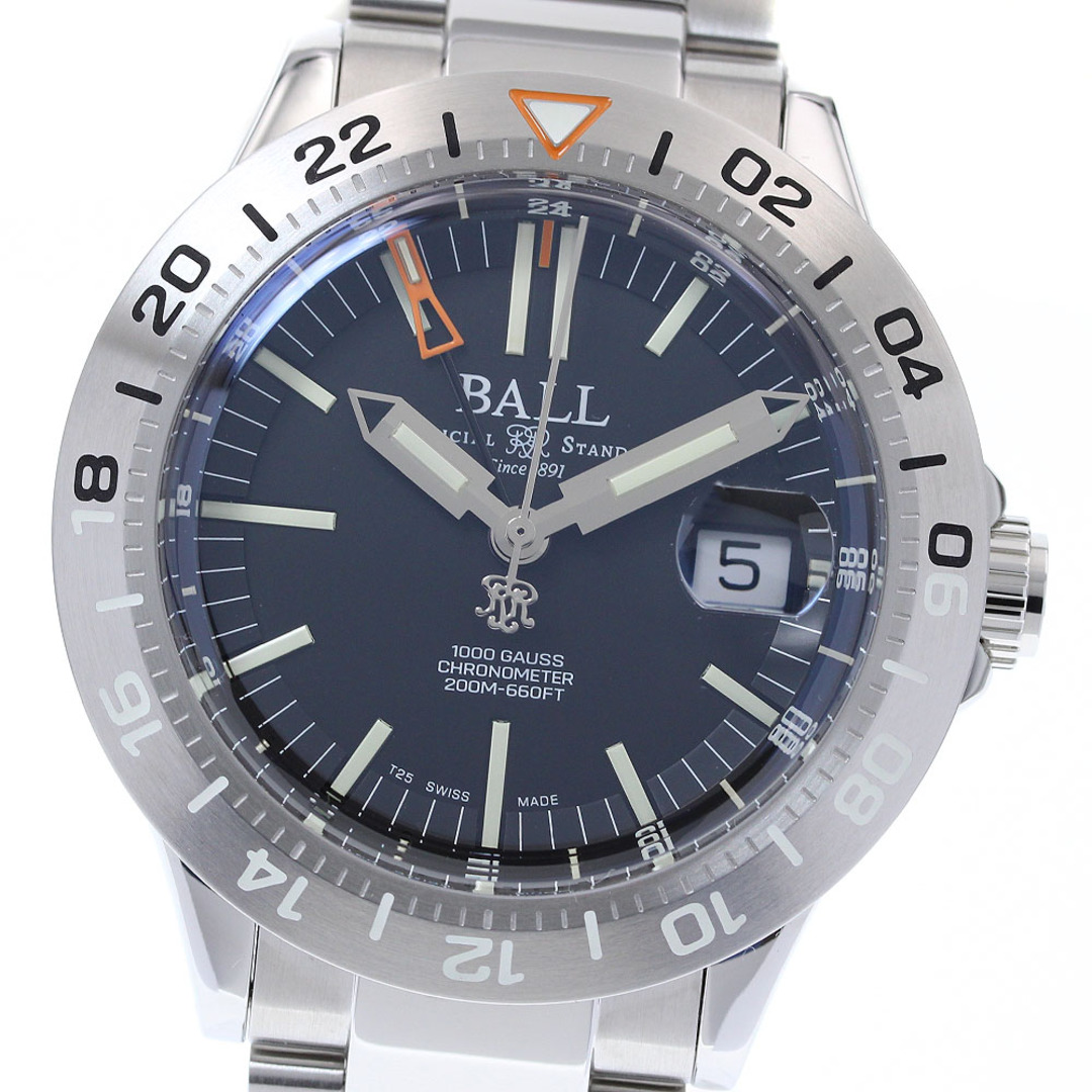 ボールウォッチ BALLWATCH DG9000B-S1CJ-BK エンジニア ハイドロカーボン GMT デイト 自動巻き メンズ 極美品 箱・保証書付き_817080 メンズの時計(腕時計(アナログ))の商品写真