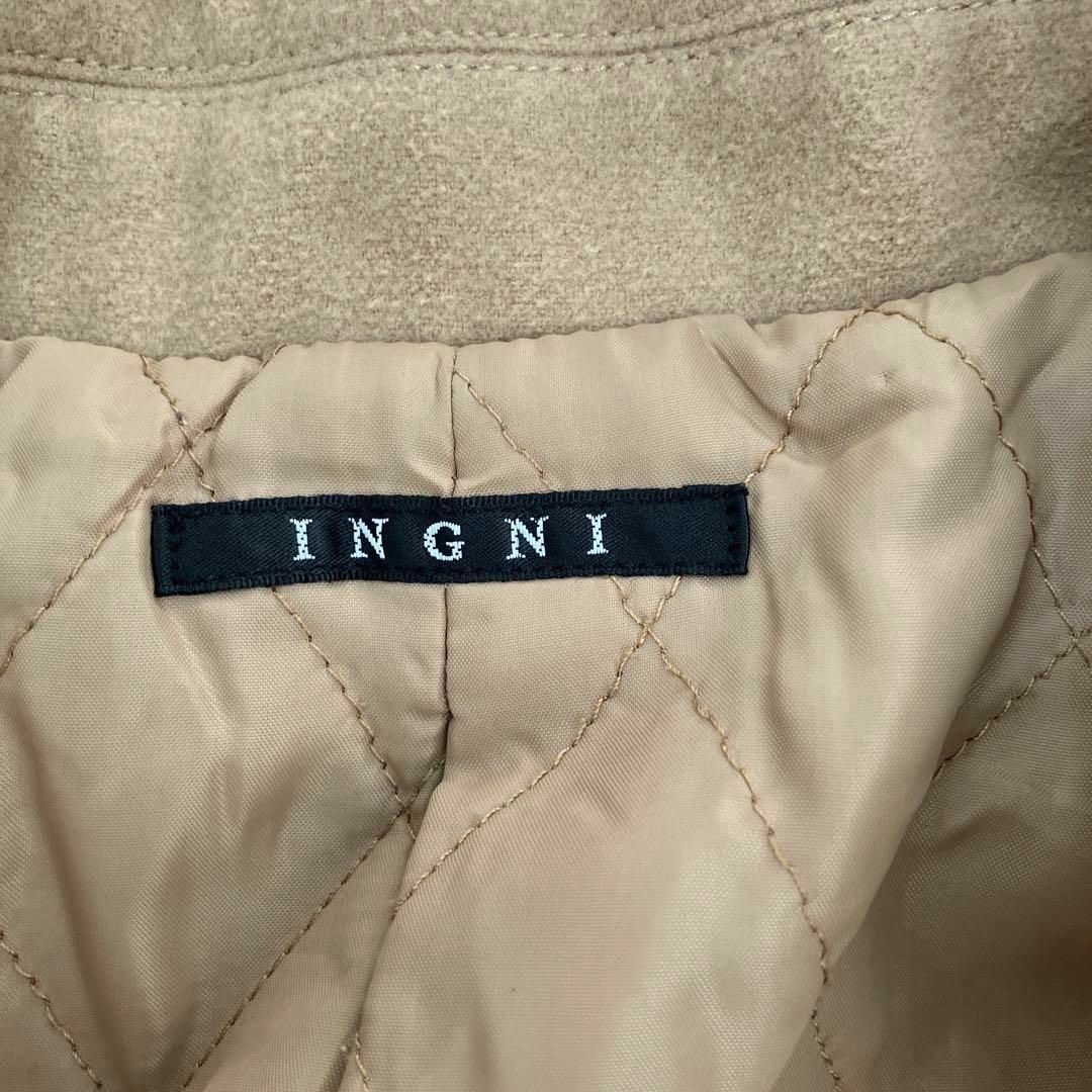 INGNI(イング)のINGNI コート　Mサイズ　ブラウン　ボタン　防寒 レディースのジャケット/アウター(トレンチコート)の商品写真