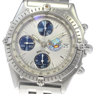 ブライトリング(BREITLING)のブライトリング BREITLING A13048 クロノマット ブルーインパルス デイト 自動巻き メンズ 保証書付き_810975(腕時計(アナログ))