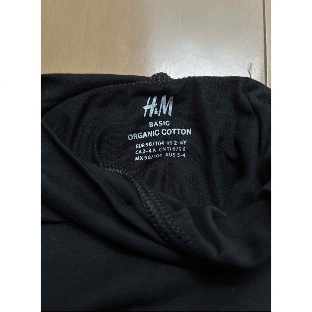 H&M(エイチアンドエム)のタートルネック　H&M キッズ/ベビー/マタニティのキッズ服女の子用(90cm~)(Tシャツ/カットソー)の商品写真