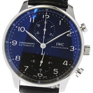 インターナショナルウォッチカンパニー(IWC)のIWC IWC SCHAFFHAUSEN IW371447 ポルトギーゼ クロノグラフ 自動巻き メンズ 美品 保証書付き_816781(腕時計(アナログ))