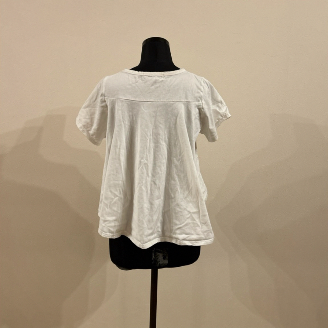 Ray BEAMS(レイビームス)のレイビームス　白Tシャツ　Mサイズ レディースのトップス(Tシャツ(半袖/袖なし))の商品写真