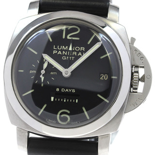 パネライ(PANERAI)のパネライ PANERAI PAM00233 ルミノール GMT 8Days スモールセコンド 手巻き メンズ _816452(腕時計(アナログ))