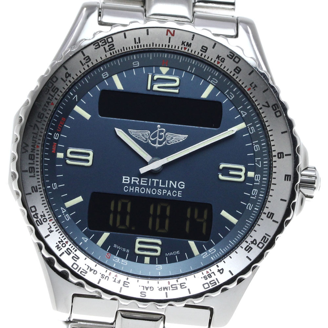 BREITLING(ブライトリング)のブライトリング BREITLING A56012.1 クロノスペース クォーツ メンズ 良品 _816312 メンズの時計(腕時計(アナログ))の商品写真