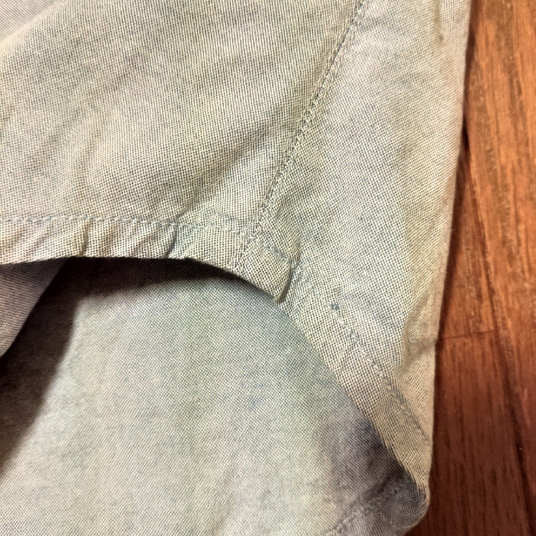 FELISSIMO(フェリシモ)のフェリシモ　半袖シャツ　ライトブルー　Sサイズ レディースのトップス(シャツ/ブラウス(半袖/袖なし))の商品写真