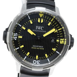 インターナショナルウォッチカンパニー(IWC)のIWC IWC SCHAFFHAUSEN IW358001 アクアタイマー オートマティック2000 デイト 自動巻き メンズ 美品 _817218(腕時計(アナログ))