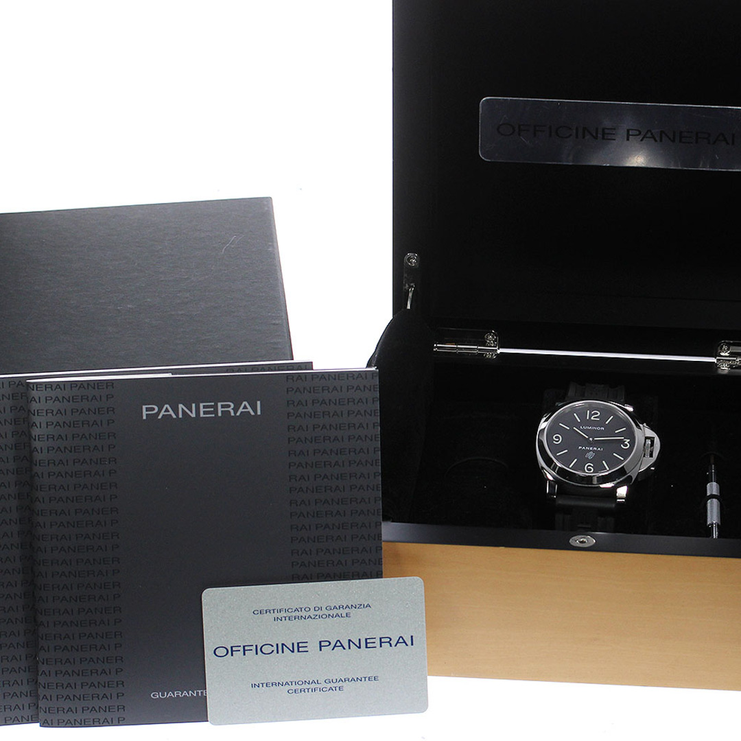 PANERAI(パネライ)のパネライ PANERAI PAM00000 ルミノール ベース ロゴ 手巻き メンズ 箱・保証書付き_812456 メンズの時計(腕時計(アナログ))の商品写真