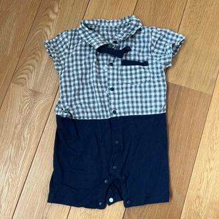 子供用セレモニー服　ロンパース　サイズ８０(ロンパース)