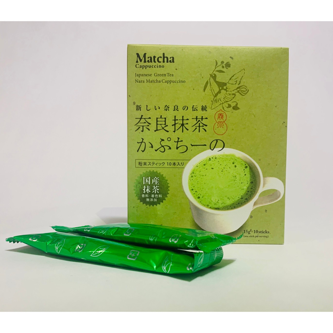奈良抹茶カプチーノ　1箱　抹茶ラテ 食品/飲料/酒の飲料(茶)の商品写真