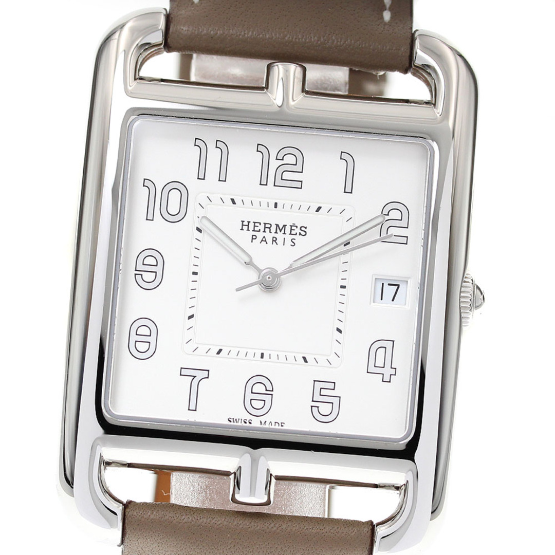 Hermes(エルメス)のエルメス HERMES CC1.810 ケープコッド デイト クォーツ メンズ 良品 箱・保証書付き_817016 メンズの時計(腕時計(アナログ))の商品写真
