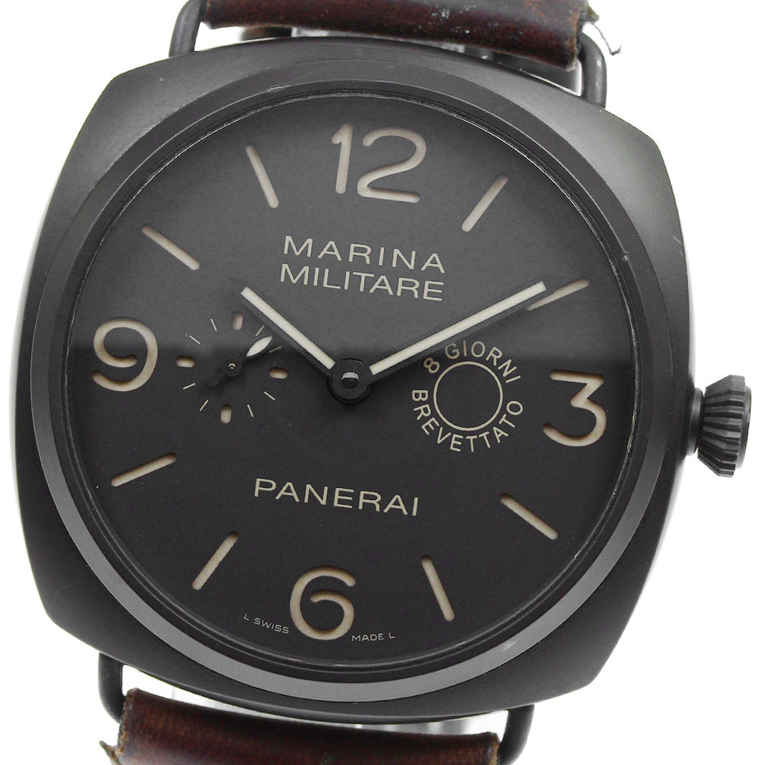 PANERAI(パネライ)のパネライ PANERAI PAM00339 ラジオミール コンポジット マリーナミリターレ8 ジョルニ 1500本限定 スモールセコンド 手巻き メンズ _816456 メンズの時計(腕時計(アナログ))の商品写真