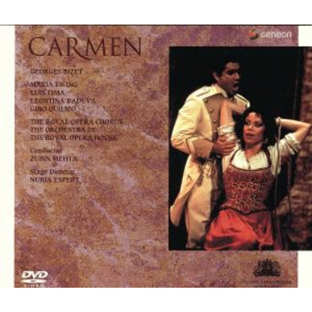 英国ロイヤル・オペラ／ビゼー：歌劇「カルメン」全曲 エンタメ/ホビーのDVD/ブルーレイ(ミュージック)の商品写真