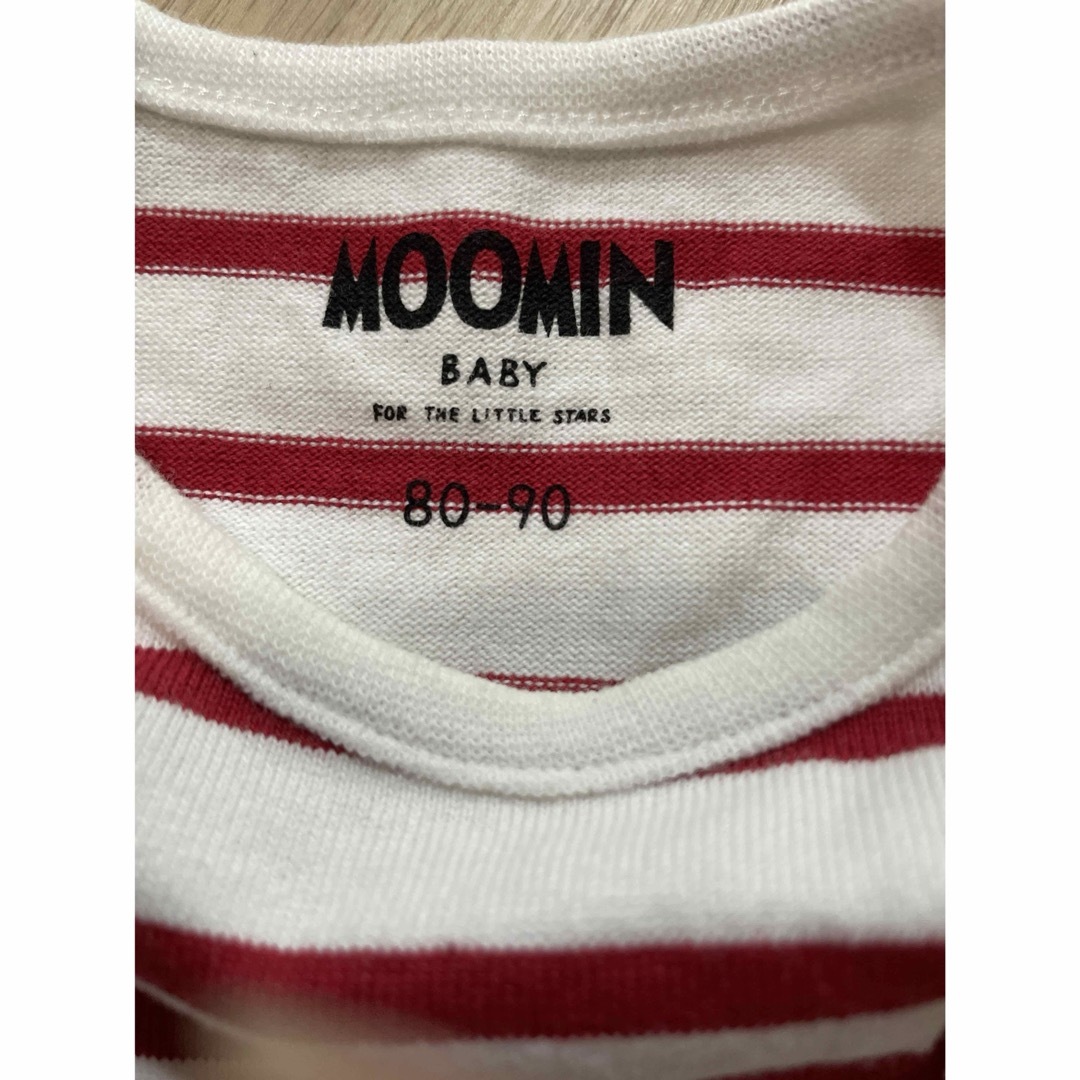 MOOMIN(ムーミン)のムーミンベビーワンピース　80〜90 キッズ/ベビー/マタニティのキッズ服女の子用(90cm~)(ワンピース)の商品写真