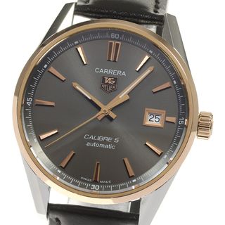 タグホイヤー(TAG Heuer)のタグホイヤー TAG HEUER WAR215E カレラ キャリバー5 PGベゼル デイト 自動巻き メンズ 箱・保証書付き_808318(腕時計(アナログ))