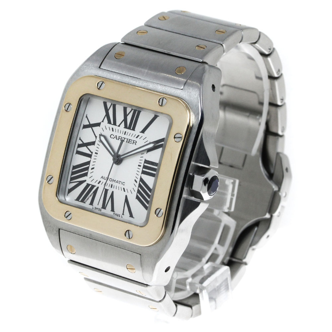 Cartier(カルティエ)のカルティエ CARTIER W200728G サントス100 LM YGコンビ 自動巻き メンズ 良品 _816592 メンズの時計(腕時計(アナログ))の商品写真