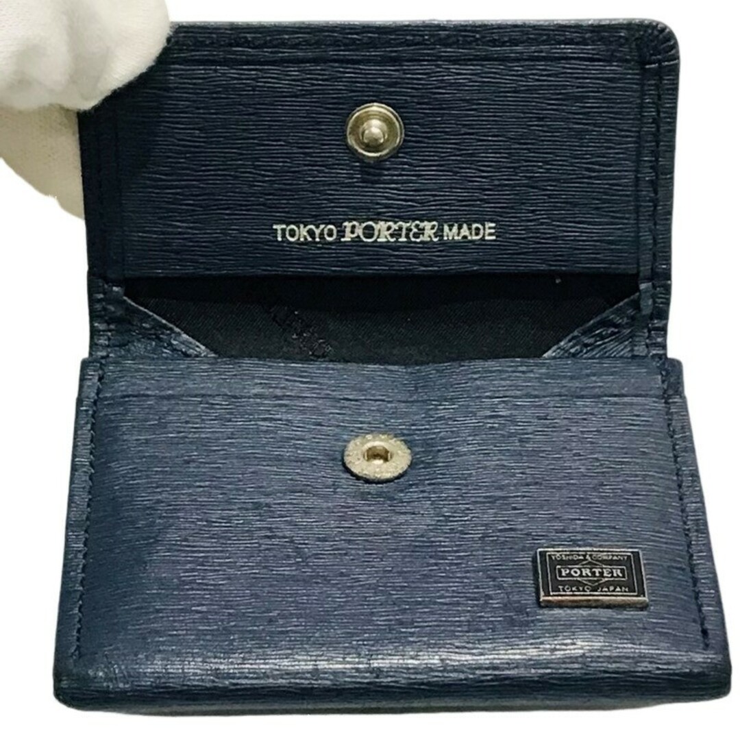 PORTER(ポーター)のPORTER ポーター コインケース ネイビー 小物入れ 【中古品】 22405K100 メンズのファッション小物(折り財布)の商品写真