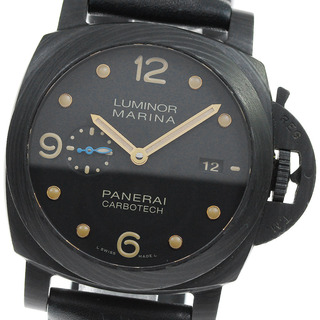 パネライ(PANERAI)のパネライ PANERAI PAM00661 ルミノールマリーナ 1950 カーボテック デイト 自動巻き メンズ _816483(腕時計(アナログ))