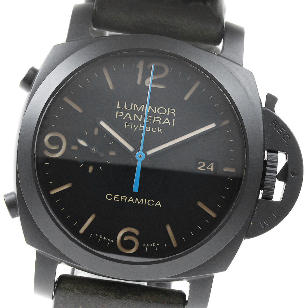 PANERAI(パネライ)のパネライ PANERAI PAM00580 ルミノール 1950 クロノ フライバック デイト 自動巻き メンズ 美品 _808701 メンズの時計(腕時計(アナログ))の商品写真