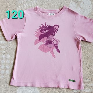 ジーユー(GU)の120　ねずこプリントTシャツ(Tシャツ/カットソー)