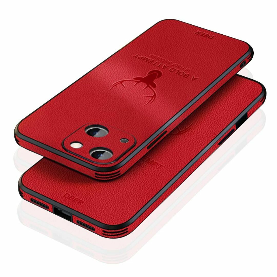 【色: レッド】JOOBOY iPhone15 Plus ケース 6.7" 耐衝 スマホ/家電/カメラのスマホアクセサリー(その他)の商品写真