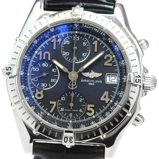 ブライトリング(BREITLING)のブライトリング BREITLING A13050.1 クロノマット ブラックバード クロノグラフ 自動巻き メンズ 良品 _816892(腕時計(アナログ))