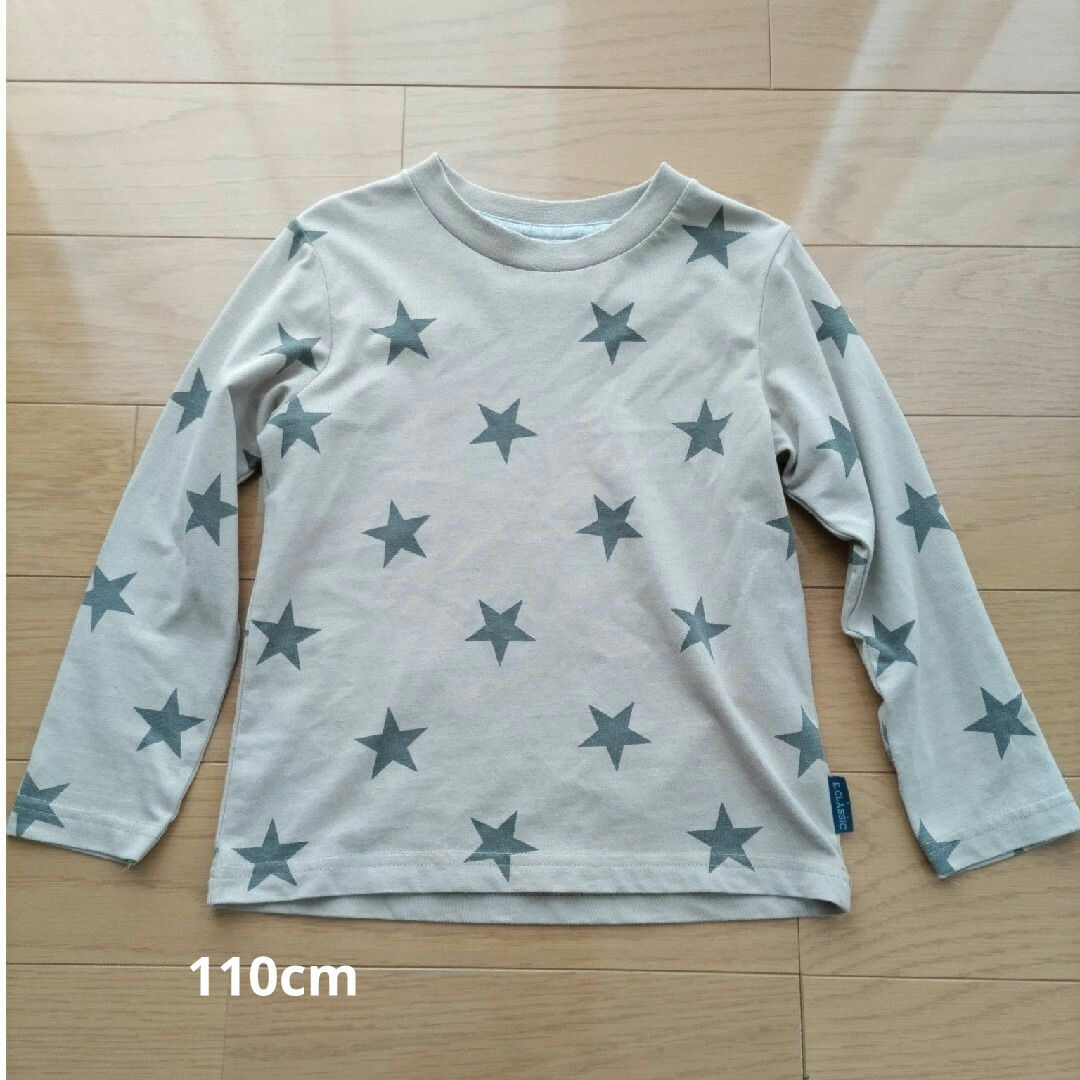 西松屋(ニシマツヤ)の長袖　Tシャツ　110cm キッズ/ベビー/マタニティのキッズ服男の子用(90cm~)(Tシャツ/カットソー)の商品写真