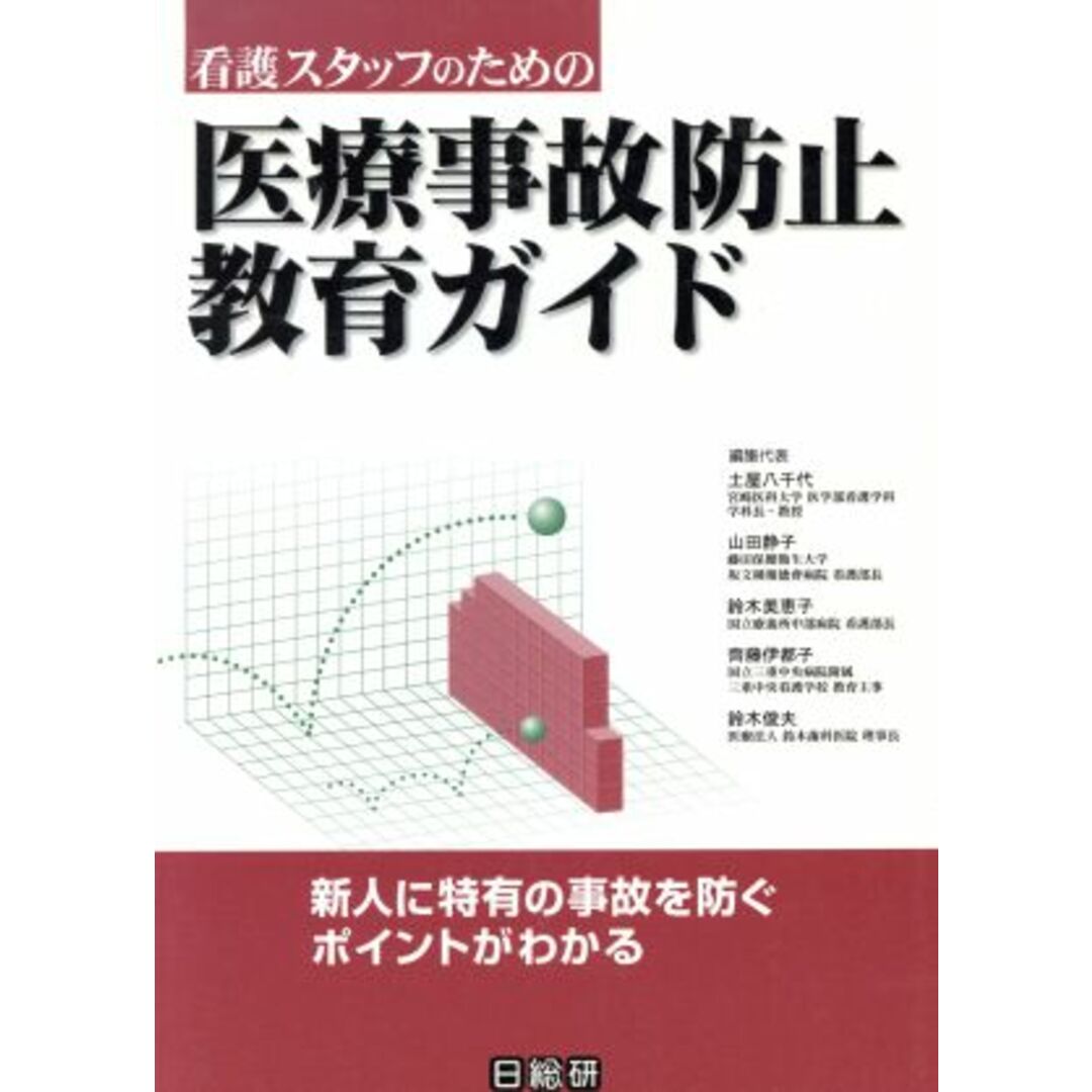 看護スタッフのための医療事故防止教育ガイド／土屋八千代(編者),山田静子(編者),鈴木美恵子(編者),斉藤伊都子(編者),鈴木俊夫(編者) エンタメ/ホビーの本(健康/医学)の商品写真