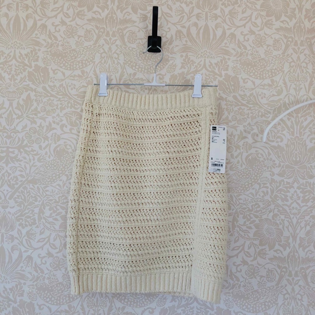 GU(ジーユー)の【新品】ニット　スカート　 レディースのスカート(ミニスカート)の商品写真