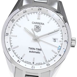 TAG Heuer - タグホイヤー TAG HEUER WV2116-0 カレラ ツインタイム デイト GMT 自動巻き メンズ _815390