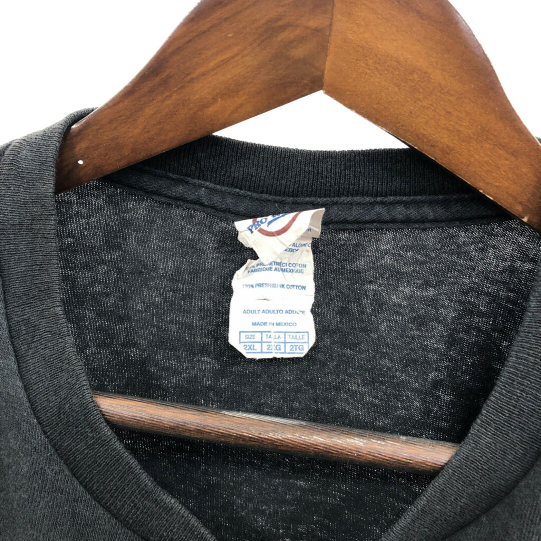 WALKING DEAD ウォーキングデッド 半袖Ｔシャツ 大きいサイズ ゾンビ ムービーT ブラック (メンズ 2XL) 中古 古着 Q6387 メンズのトップス(Tシャツ/カットソー(半袖/袖なし))の商品写真
