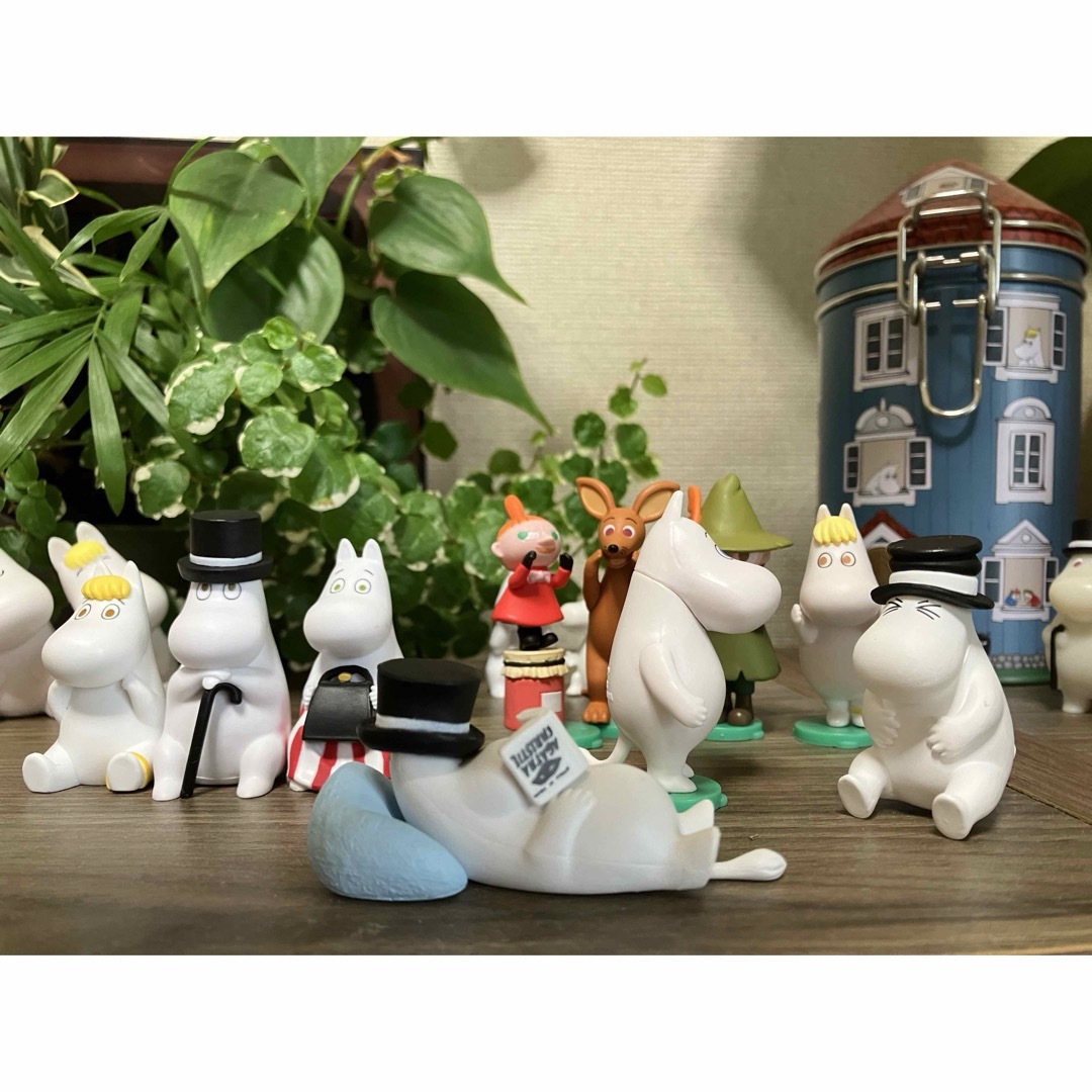 MOOMIN(ムーミン)のムーミンフィギュアマスコット ガチャ 空き缶 コルク瓶 まとめ売り エンタメ/ホビーのフィギュア(その他)の商品写真