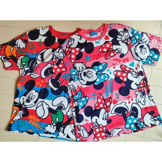 ディズニー　ペア　Tシャツ　Mサイズ　　ミニーミッキー