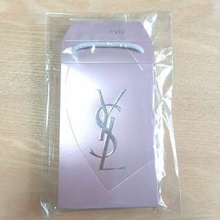 イヴサンローラン(Yves Saint Laurent)の【未使用新品】イブサンローラン ショッパー 紙袋 メタルピンク(ショップ袋)