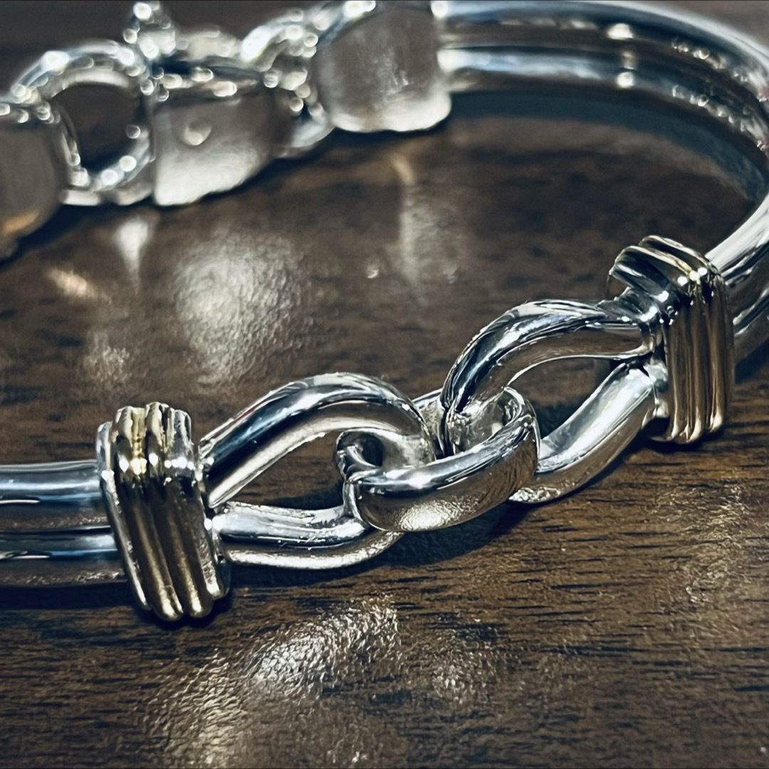 Tiffany & Co.(ティファニー)のVINTAGE TIFFANY ヴィンテージ ティファニー ループ ブレスレット メンズのアクセサリー(ブレスレット)の商品写真