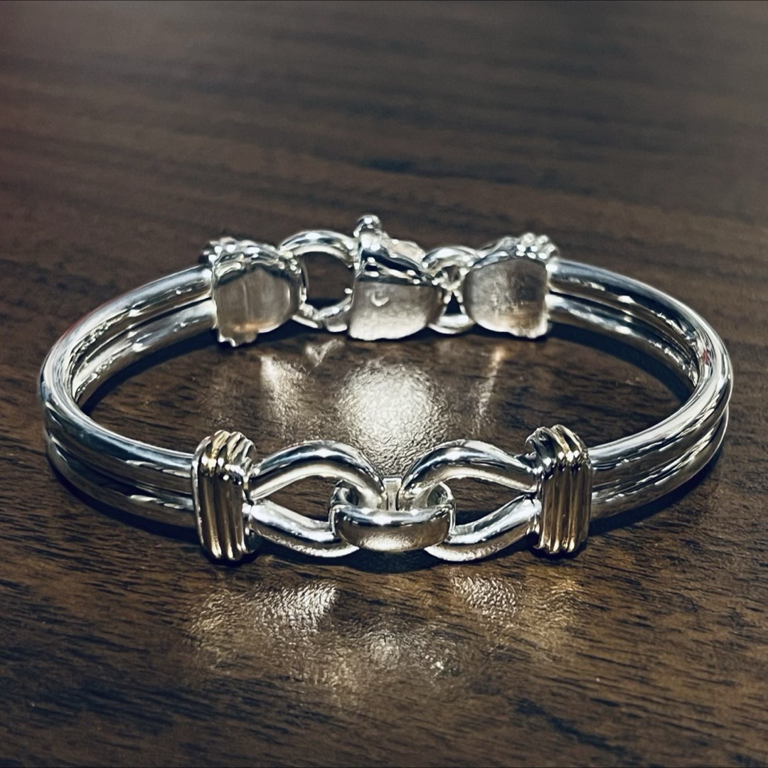 Tiffany & Co.(ティファニー)のVINTAGE TIFFANY ヴィンテージ ティファニー ループ ブレスレット メンズのアクセサリー(ブレスレット)の商品写真