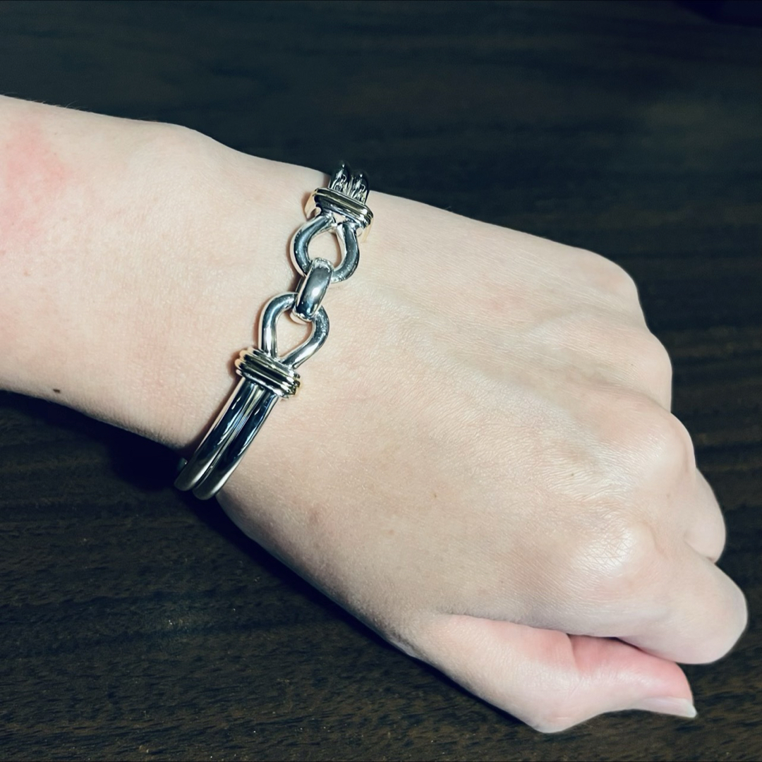 Tiffany & Co.(ティファニー)のVINTAGE TIFFANY ヴィンテージ ティファニー ループ ブレスレット メンズのアクセサリー(ブレスレット)の商品写真