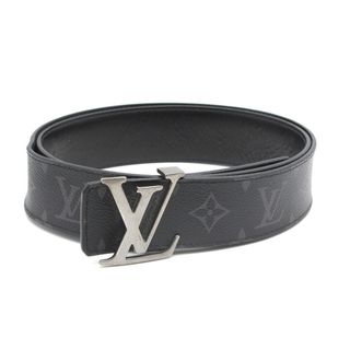 ルイヴィトン(LOUIS VUITTON)のLOUIS VUITTON (ルイ・ヴィトン) サンチュール LV イニシャル 40MM リバーシブル ベルト モノグラムエクリプス カーフ M9043 95/38 メンズ(ベルト)