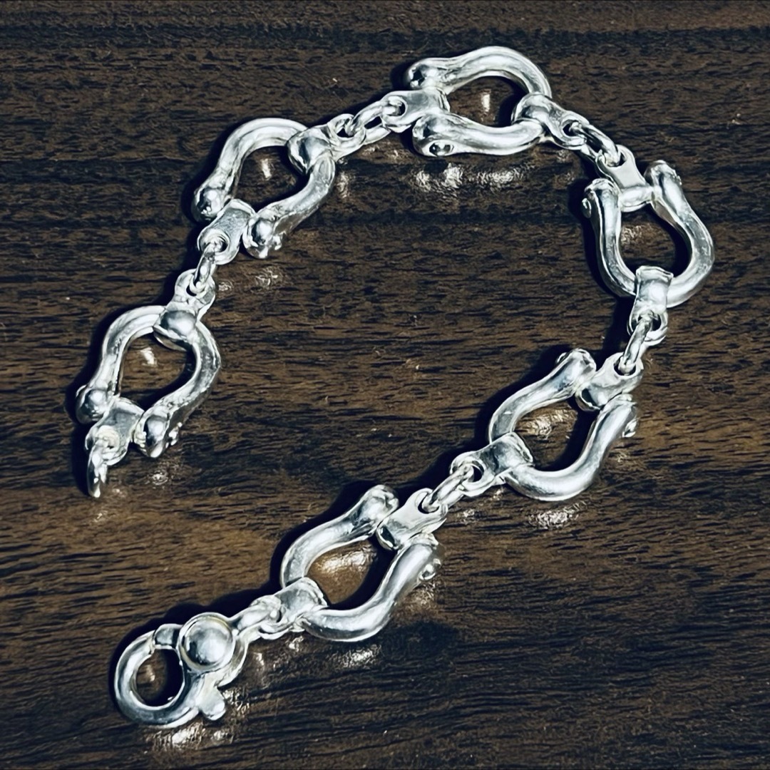 Tiffany & Co.(ティファニー)のVINTAGE TIFFANY ティファニー スターラップ リンク ブレスレット メンズのアクセサリー(ブレスレット)の商品写真