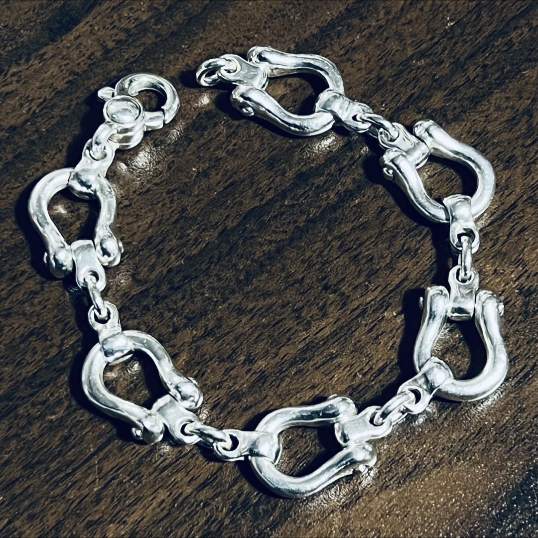 Tiffany & Co.(ティファニー)のVINTAGE TIFFANY ティファニー スターラップ リンク ブレスレット メンズのアクセサリー(ブレスレット)の商品写真