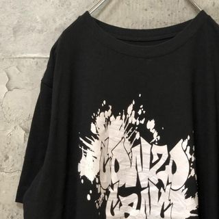 Gonzo Gang 飛び散り プリント ミュージック Tシャツ(Tシャツ/カットソー(半袖/袖なし))