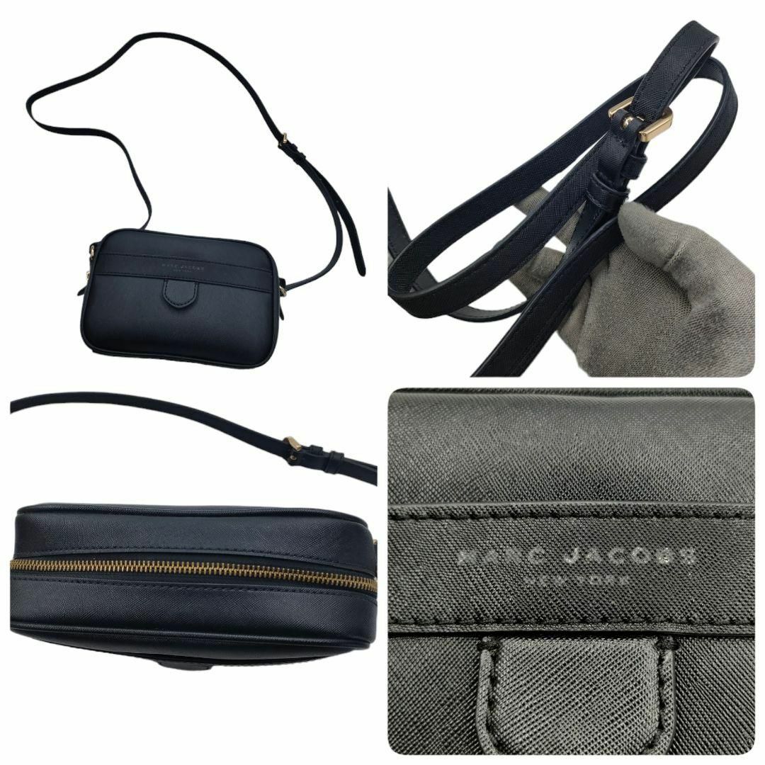 MARC JACOBS(マークジェイコブス)のマークジェイコブス カメラショルダーバッグ サフィアーノレザー ブラック 肩掛け レディースのバッグ(ショルダーバッグ)の商品写真