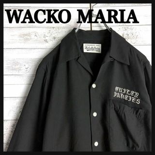 ワコマリア(WACKO MARIA)の9598【希少デザイン】ワコマリア☆ワンポイント刺繍ロゴポケット長袖シャツ　美品(シャツ)