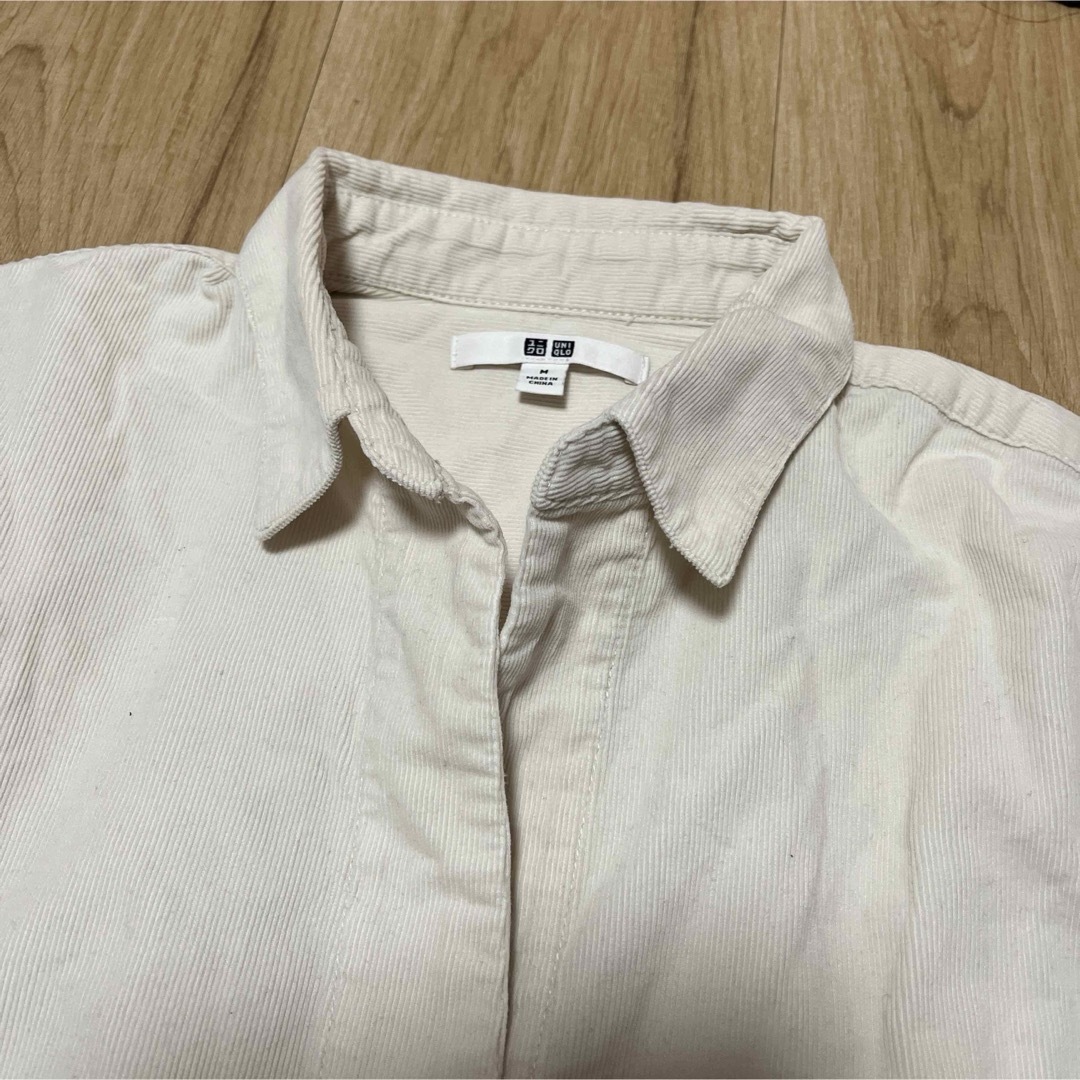 UNIQLO(ユニクロ)のUNIQLO コーデュロイスキッパーシャツ レディースのトップス(シャツ/ブラウス(長袖/七分))の商品写真