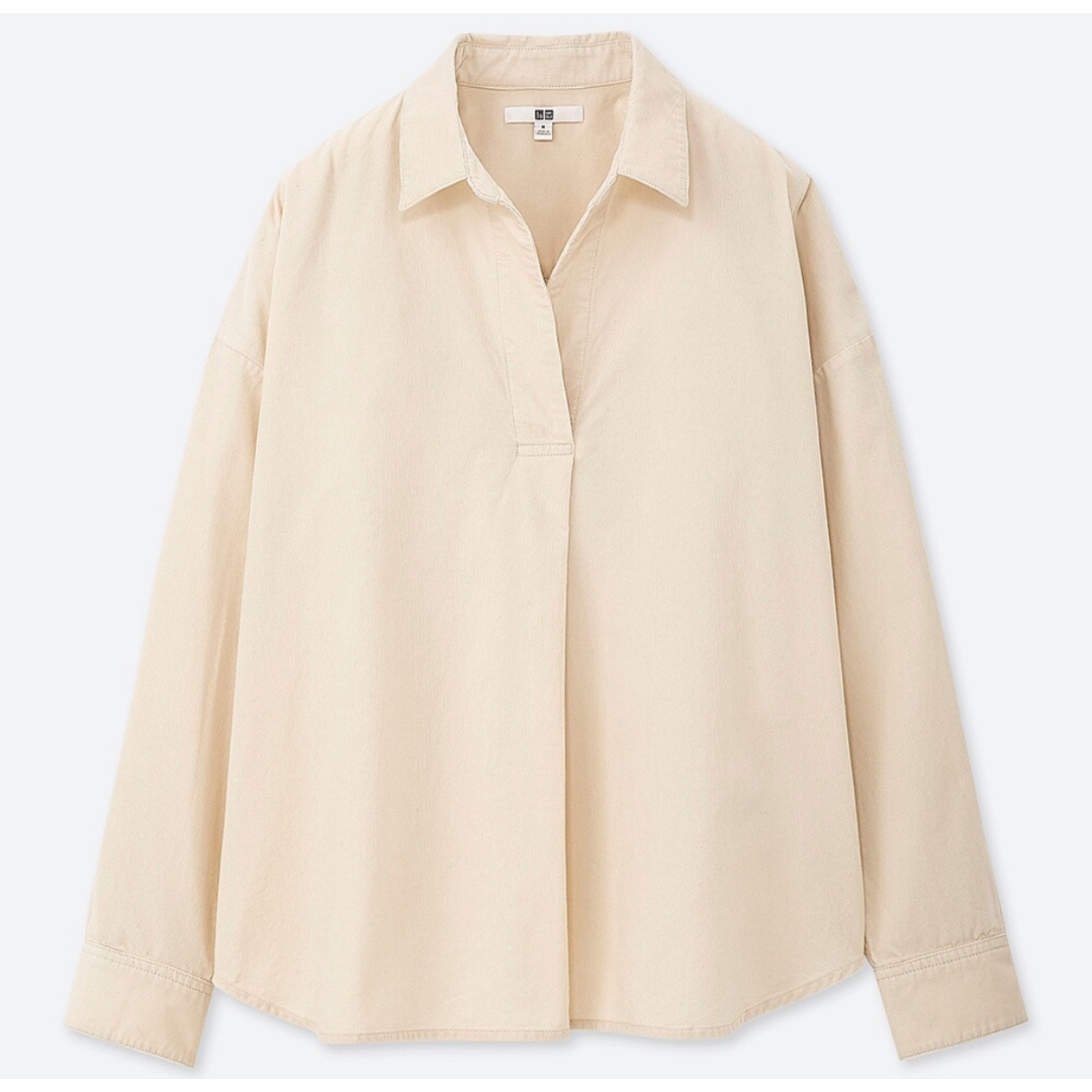 UNIQLO(ユニクロ)のUNIQLO コーデュロイスキッパーシャツ レディースのトップス(シャツ/ブラウス(長袖/七分))の商品写真