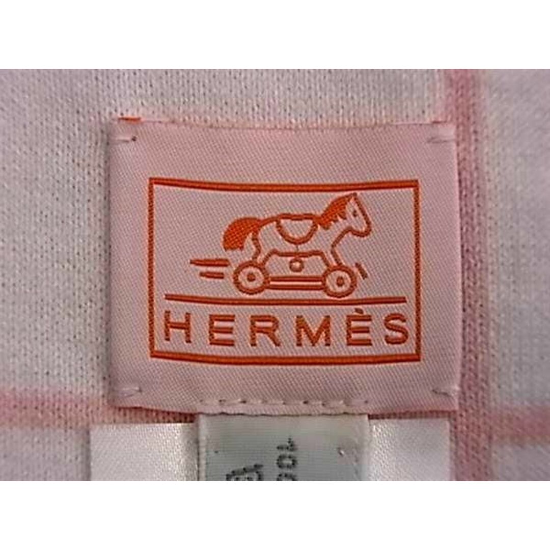 Hermes(エルメス)の■新品■未使用■ HERMES エルメス アダダ コットン100％ バスタオル ベビータオル ビーチタオル ピンク系×ホワイト系 AS8223  レディースのファッション小物(その他)の商品写真