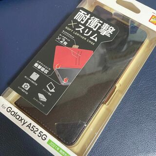 Galaxy A52 5G用ケース(手帳型) PM-G214PLFYBK(Androidケース)