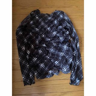 moussy - 【マウジー】SHEER CHECK MELLOW トップス