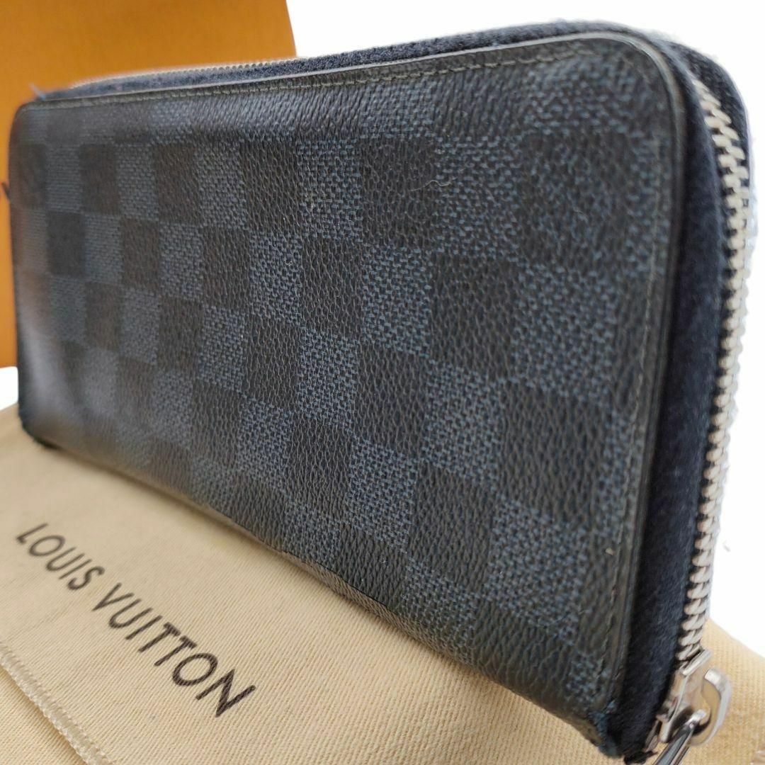 LOUIS VUITTON(ルイヴィトン)のルイヴィトン ダミエ グラフィット ヴェルティカル 長財布 レザー ブラック メンズのファッション小物(長財布)の商品写真