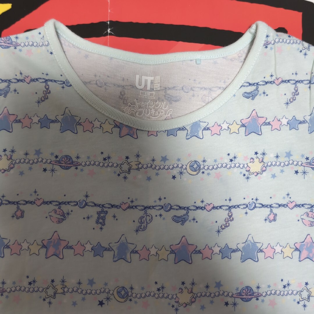 UNIQLO(ユニクロ)のUNIQLO（ユニクロ）　トゥインクルプリキュア　半袖　Ｔシャツ キッズ/ベビー/マタニティのキッズ服女の子用(90cm~)(Tシャツ/カットソー)の商品写真